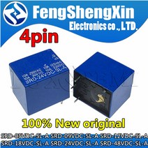 5개/몫 릴레이 SRD-05VDC-SL-C, 04 SRD-24VDC-SL-A 4pin
