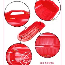 가볍고 튼튼한 1인용 눈썰매 플라스틱썰매