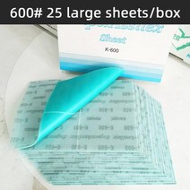 차량 샌딩디스크 사포 KOVAX Grindering Machine 자동차 에어 샌더 폴리 셔 25Pcs 샌드페이퍼 공압 연마 그, 02 600 grit  A box