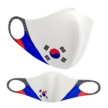 태극기 문양 구리사 항균 마스크 태극 디자인 고급 남성 대형마스크 태권도 복싱 이니셜마스크 빅사이즈 운동 세탁가능한 빨아쓰는 디자인 패션마스크