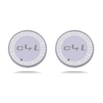 엠비언트라이트 무드등 자동차 차량용 실내등 맞춤형 로고 LED 컵 거치대 시트로엥 C4L 교체용 USB 라이트 업 워터 코스터 7 색, 2.2 개