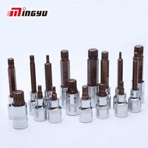 1PC 1/2 인치 드라이브 60MM 100MM 길이 포인트 렌치 헤드 도구 래칫 M4 M5 M6 M7 M8 M10 비트 소켓, 02 100MM_08 M14