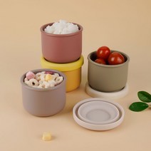 비비또 플래티늄 실리콘 이유식 보관 용기 4P