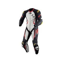 NXL307 GP-WRX R307 레이싱 슈트 블랙/화이트/레드, LW