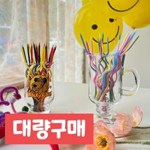 [당일배송] 하피블리 생일초 케이크초, 12. 웨이브초 10P, 파스텔, 6개