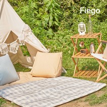 플레이매트 유아 원형매트 사각매트 (사이즈컬러 택1), 체크(블루)