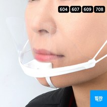 위생업소 비말 위생입마개 가리개 투명 마스크 5개 대형마트 요리사 쉐프 가게 음식점, 708