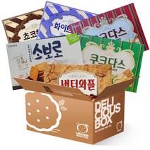[냠냠상회] 크라운 곽과자 모음 6종, 6종+냠냠상회전용선물포장박스