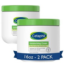 CETAPHIL 하이드레이팅 모이스처라이징 크림, NEW 16oz 2 Pack