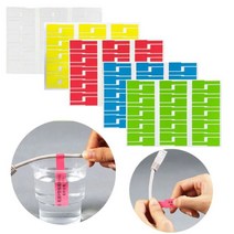 케이블 라벨 30pc 레이블 스티커 방수 식별 태그 표시, 블루, 1매