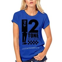 스페셜라이즈드 전기자전거 Kaus Uniseks2 톤 레코드 Ska Madness 스페셜 Semua ukura Nyaman Lengan Pendek Kasual Lucu 힙합 14, XXL, Skyblue 2