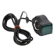 스쿠터 전기 전자 자전거 스로틀 가속기 전압 디스플레이 전압계 손가락