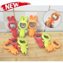 자석 실리콘 병따개, B. 토끼 자석 오프너 (오렌지)