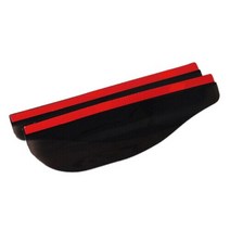 범용 자동차 백미러 비 눈썹 보호대 아우디 A1 8p b6, 02 Black