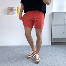 빠델 남자 바스락 와샤 밴딩 스판 4부 반바지