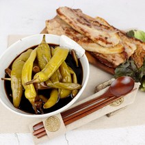 한입소반 아삭이 고추 장아찌 500g