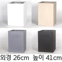 순둥이네화분 마블화분 사각화분 마블사각26 대, 검정색
