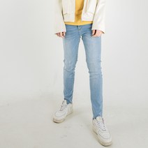 더간지 얇은스판원단 여름 청바지 연청중청