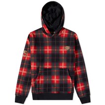Air Jordan Check Logo Popover Hoody - Fire Red & Dark Driftwood123071