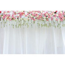 포토존 웨딩 파티 장식 포토콜 배경 꽃 벽 아기 생일 사진 스튜디오 핸드폰배경 강아지포토존, 90cmX60cm+H-FH-0555