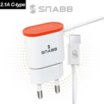 스냅 SNABB 갤럭시 C핀 C타입 일체형 가정용충전기(5V 2.1A)