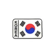 1+1 태극기 고무 와펜 패치 심볼로고 국기패치 찍찍이와펜 패치부착 왓팬 스포츠패치