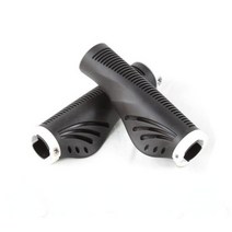 에어로핸들바 자전거 핸들바 그립 인체 공학적 산악 도로 핸들 바 미끄럼 방지 고무 Mtb 부품, White