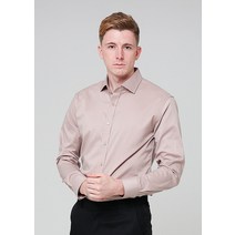 고밀도 베이지 스판 와이드카라 와이셔츠 95-130 Size (8 Color)