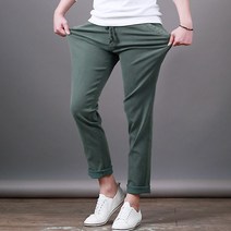 스댕클럽 남성용 치즈스판 밴딩 나염 면바지 SBJ2745