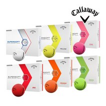 캘러웨이 2023 슈퍼 소프트 골프볼 2PCS, 오렌지(무광)