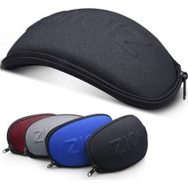 ZIONOR 스키 고글 케이스 보호 가방, Black (Medium)