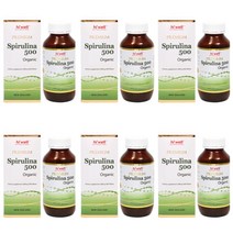 뉴질랜드 스피루리나 / 하이웰 프리미엄 유기농 스피루리나 500mg 500정 x 6병세트
