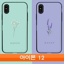 [KT알파쇼핑]아이폰 12 꽃길만 cz카드범퍼 케이스