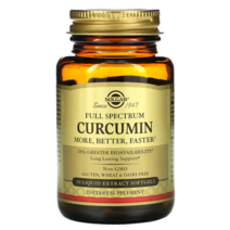 Solgar 솔가 수용성 커큐민 Full Spectrum Curcumin 30정 소프트젤 강황 울금, 30000ml