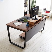 모던스틸 창업선물 사무실 책상세트 1200 공부방 중역, 스틸뷰1200+유리화이트