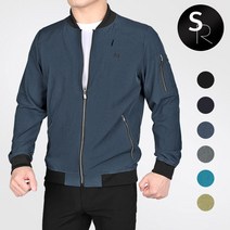 스타일랑 한벌로 끝내는 베테랑 남성 사방신축 항공 점퍼_빅사이즈 집업 아우터 외출복 출퇴근