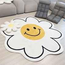 먼지없는 사계절 거실 인테리어 데이지 러그 현관 문앞 발판 카페트 대형사이즈 120cm 180cm 화장실 침대 아이방 미끄러움방지 부드러운러그 폭신한러그 예쁜러그 초대형 특대형