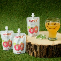 늘푸른농장 무설탕 무첨가 사과당근 착즙주스 100ml 30포 어린이간식 건강음료