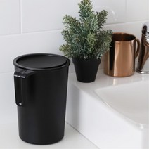 커핀 전문점 커피찌꺼기 전용 수납 휴지통 사무실 책상 생활용품 청소, 아이보리