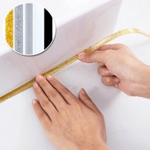 간편 셀프시공 곰팡이방지 모서리 틈새 욕실 타일 방수 줄눈 보수 테이프 화장실 씽크대 주방, 틈새 모서리방수테이프6미터(블랙)