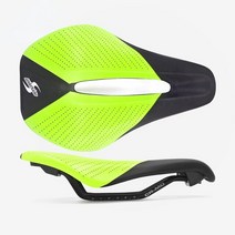 트라이애슬론 안장 타임 트라이얼 TT 스플릿 코 사이클링 소프트 자전거 시트 편안한 레이싱 로드 바이크 부품 남녀공용, [04] 라이트 그린, 1개