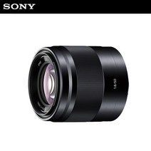 [소니] 알파 렌즈 SEL50F18 (E 50mm F1.8 OSS / Ø49mm) 표준 단, 색상선택:블랙