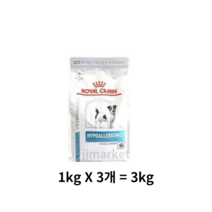 로얄캐닌 [정품] 하이포알러제닉 스몰독 1kg [최근제조상품], 곡물, 12개