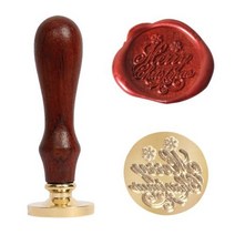 실링왁스 나무 패턴 왁스 인감 스탬프 레트로 생일 축하 골동품 씰링 스크랩북 솔로스 스템 펠 공예 웨딩 장식, Merry chritmas