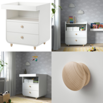 이케아 기저귀교환대 MYLLRA 뮐라 기저귀교환대+서랍 화이트