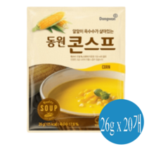 동원에프앤비 동원 알알이 옥수수가 살아있는 콘스프 26g x 20개, 기본상품