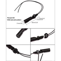 플로우센서 수평 플로트 스위치 사이드 마운트 액체 수위 컨트롤러 수족관 탱크 용 자동 워터 펌프, 06 YELLOW