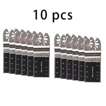 소형 전기톱 충전식 Bi-Metal Oscillating Multi-Tool Saw Blades Carbon Steel Cutter Universal Rotary C, 01 10 pcs