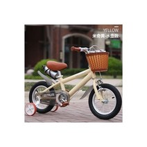 빠른 해외직구 OUTUP 어린이 자전거 영국 레트로 3 ~ 8 세 남아 및 여아 유모차 12 인치 14 18 인치, white kettle_18 inch