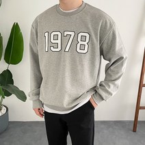 남녀공용 1978 프린팅 오버핏 맨투맨(3COLOR)